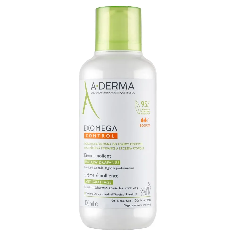 A-Derma Exomega Control Krem emolient, 400 ml