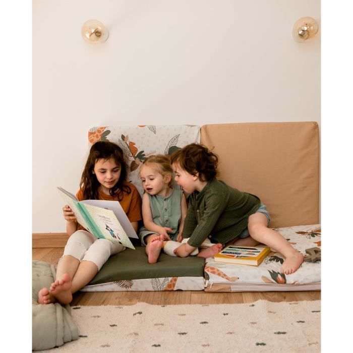 TINEO AMAZONIE 5-in-1 Maxi Smart Playmat - Multifunctional Developmental Playmat - 120x180x5 cm