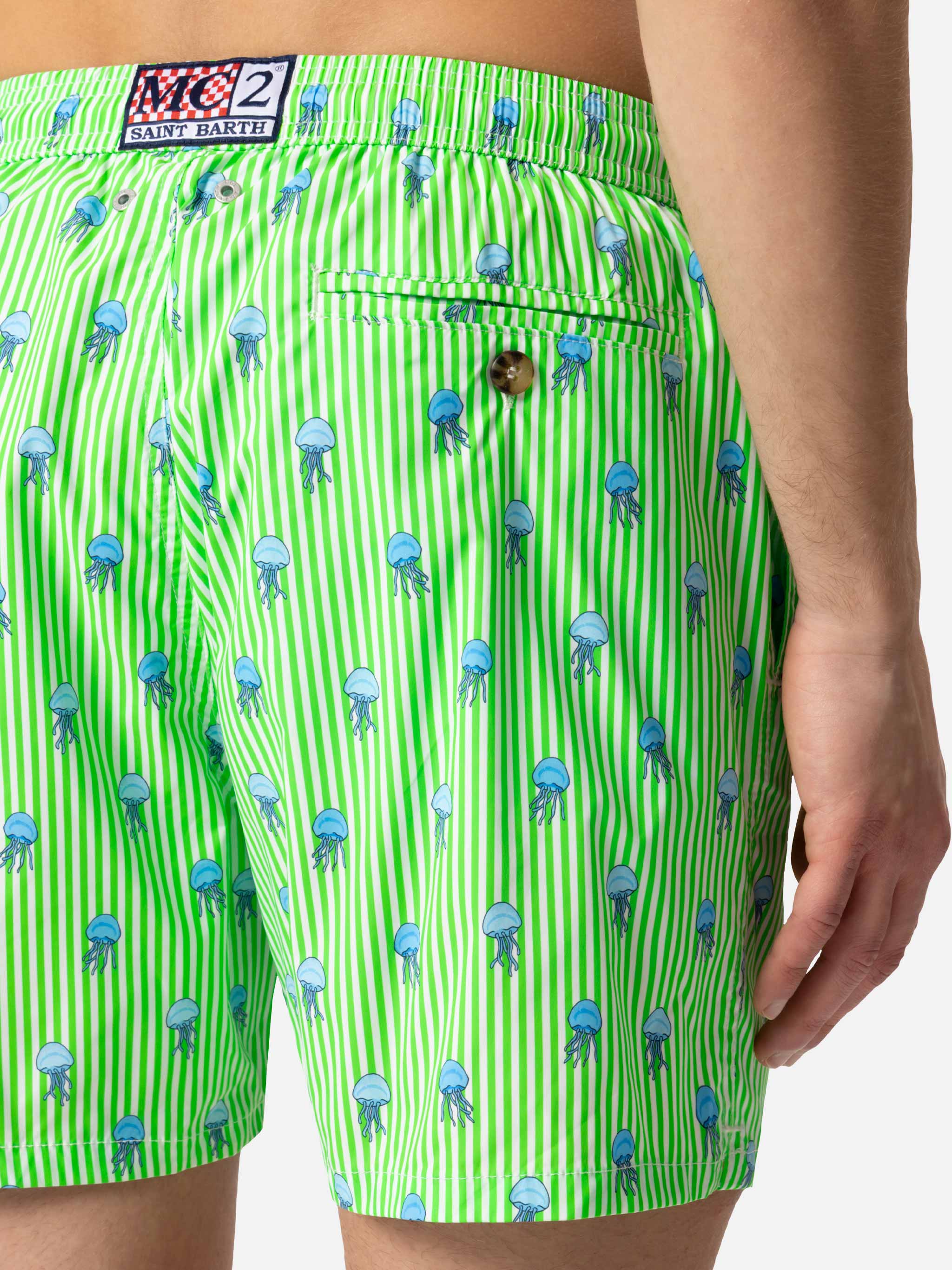 Comfortabel lichtgewicht badpak met kwallenprint
