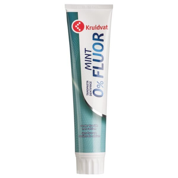 Kruidvat 0% fluoro dantų pasta<br>125ml