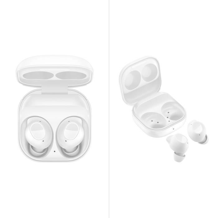 Auricolari wireless Samsung Galaxy Buds FE con cancellazione attiva del rumore, bianchi