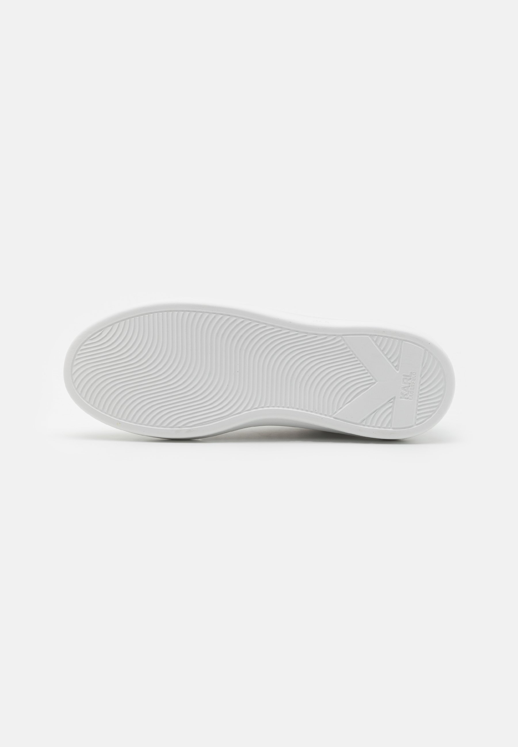 KARL LAGERFELD KAPRI UOMO MONOGRAM EMBOSS - Scarpe da ginnastica - bianche
