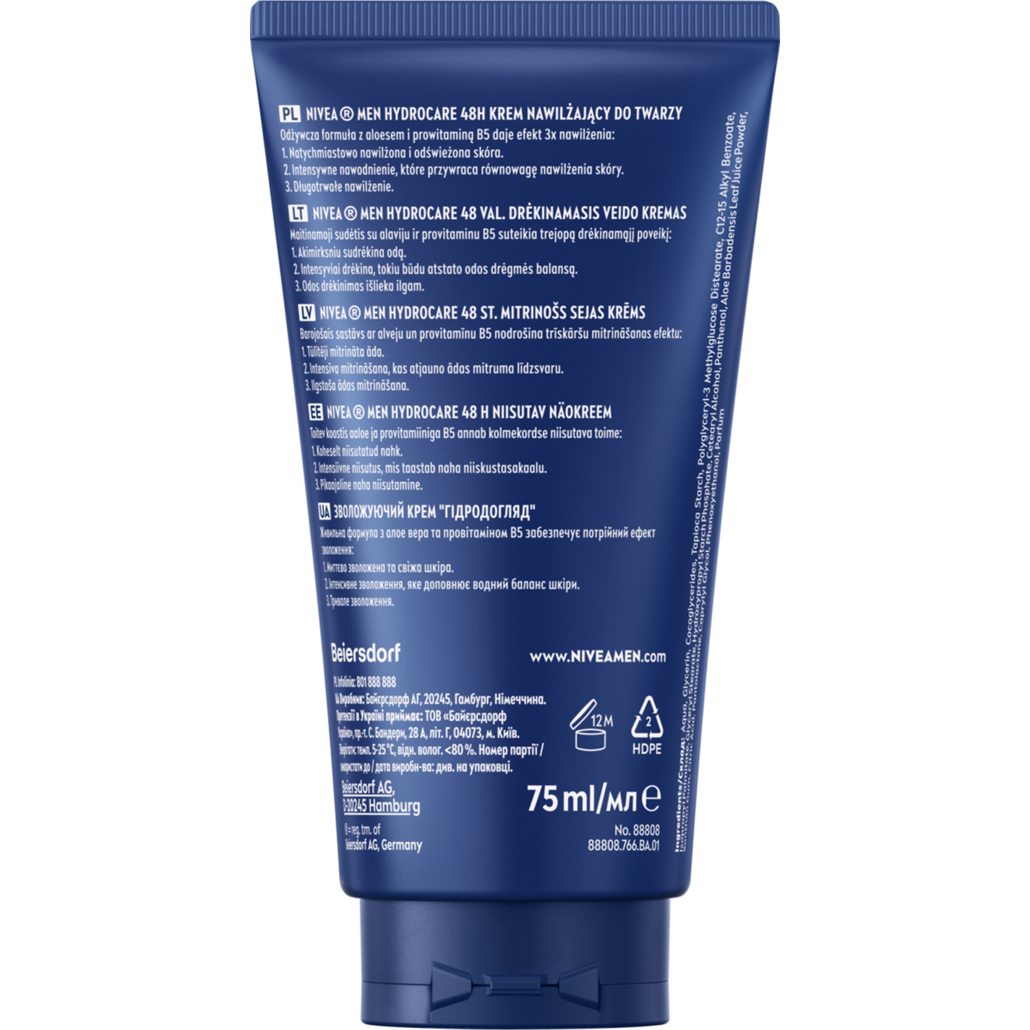 Nivea Men Gesichtscreme 75ml – Schutz und Pflege für Männer