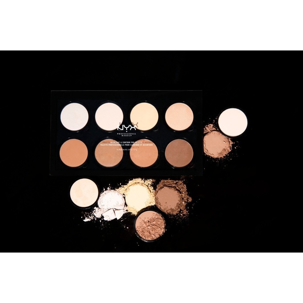 NYX Professional Makeup olovka za konture Pride Makeup Highlighter & Contour Pro paleta - 21,6 g