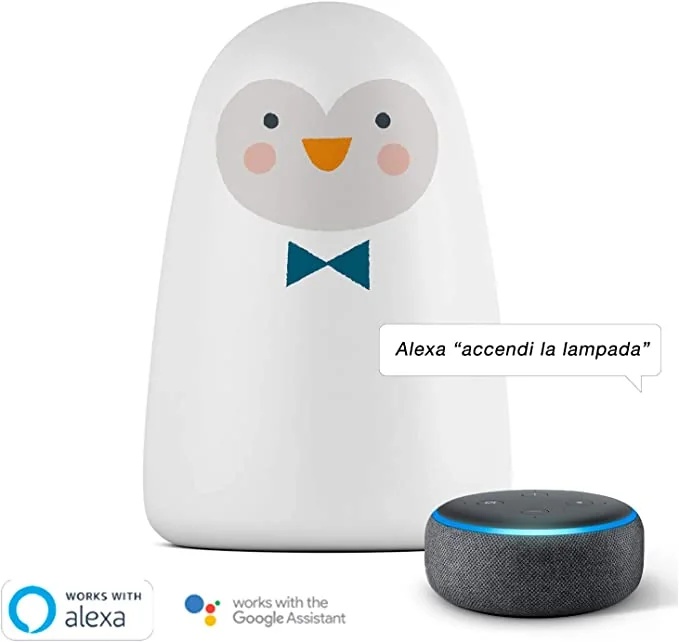 SUAVINEX Φωτιστικό πιγκουίνος Suavinex Έξυπνο νυχτερινό φως