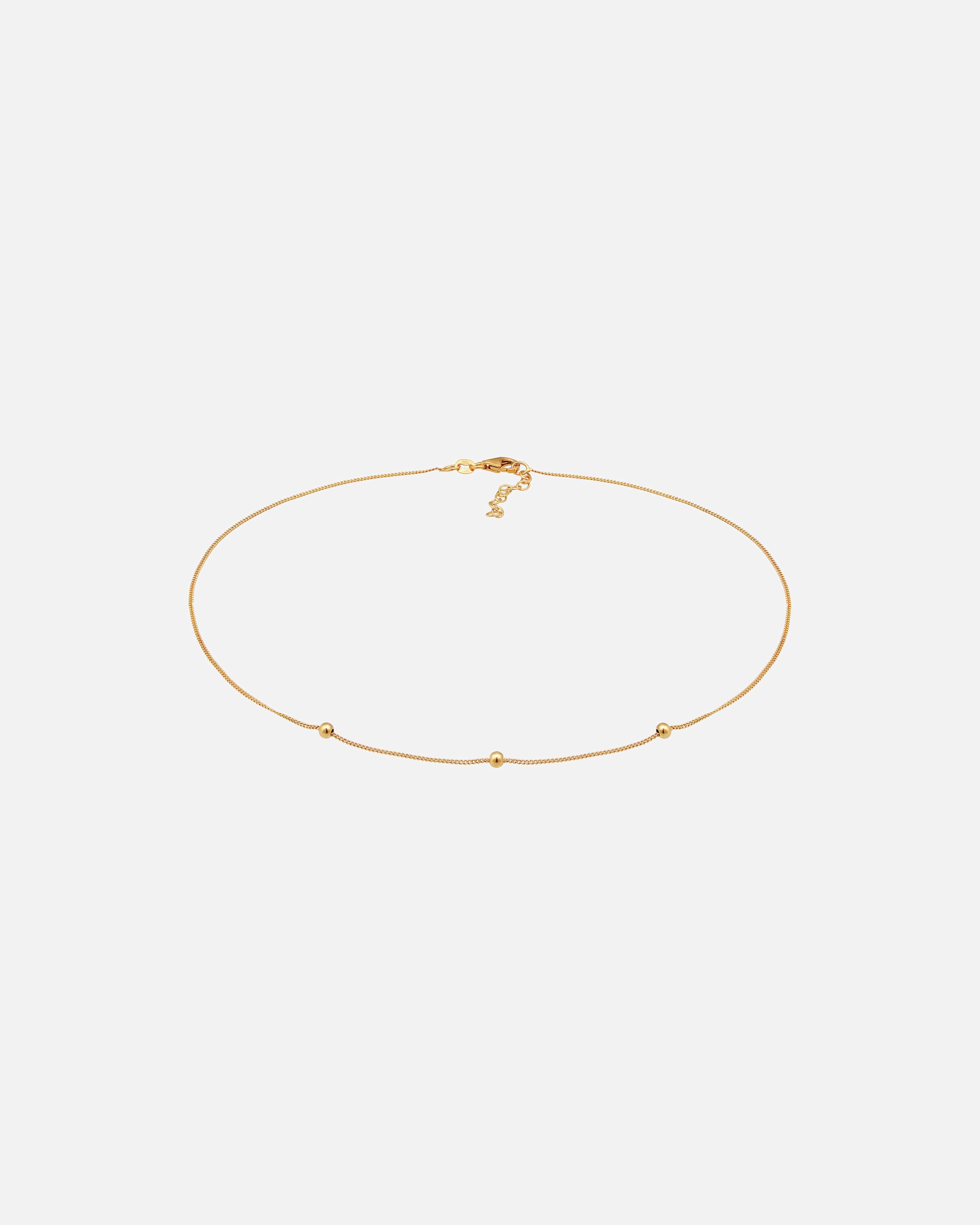 Elli Perles de choker pour femmes en argent massif 925