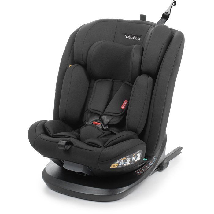 Seggiolino auto - BABYAUTO - ZAFIRO - Gruppo 0/1/2/3 - 40/150 cm - I-Size - Girevole - Reclinabile - Con riduttore - Nero
