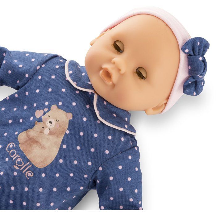 Poupon - COROLLE - Bébé Calin Capucine - Ourson - 30 cm - Dès 18 mois