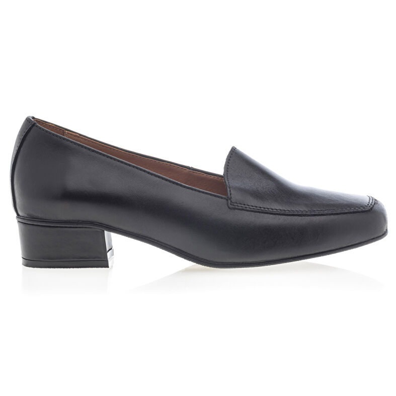 Schwarze Damen-Loafer/Bootsschuhe