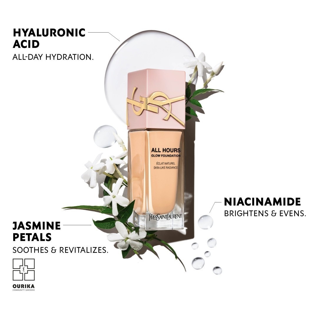 Yves Saint Laurent Foundation All Hours Glow tonālais krēms - 25 ml