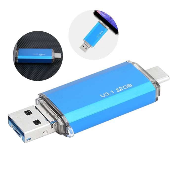 Clé USB - MAIKOU - DUO - 128G - USB 3.0 - Interfaces Type-C et Micro USB