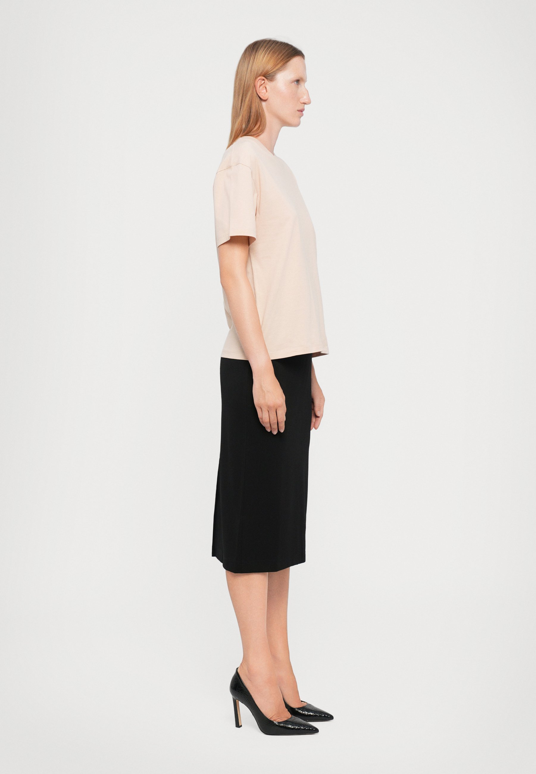 Filippa K T-shirt a vestibilità ampia - T-shirt basic - rosa cipria