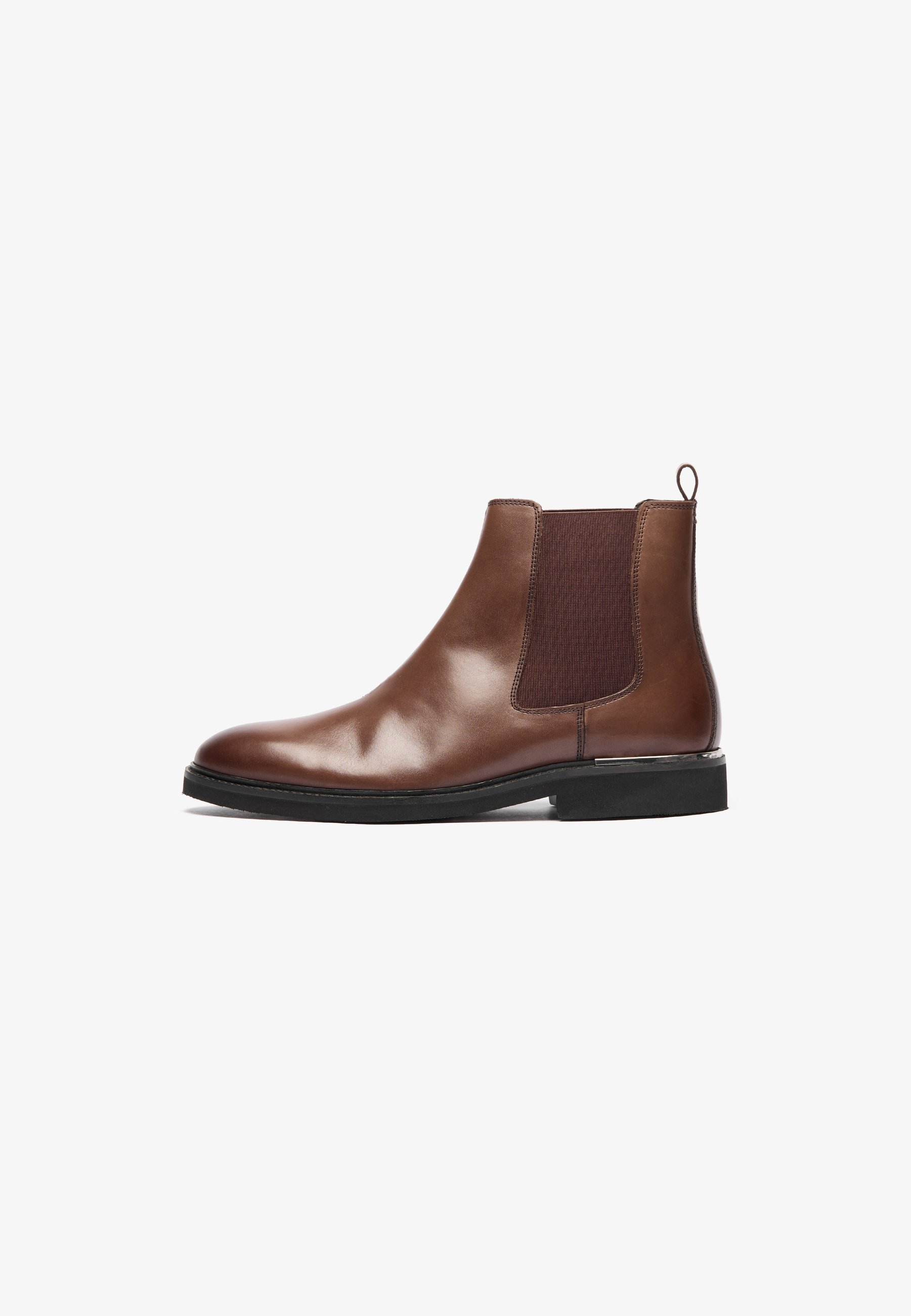 Zign LEATHER - Klassieke enkellaarsjes - donkerbruin