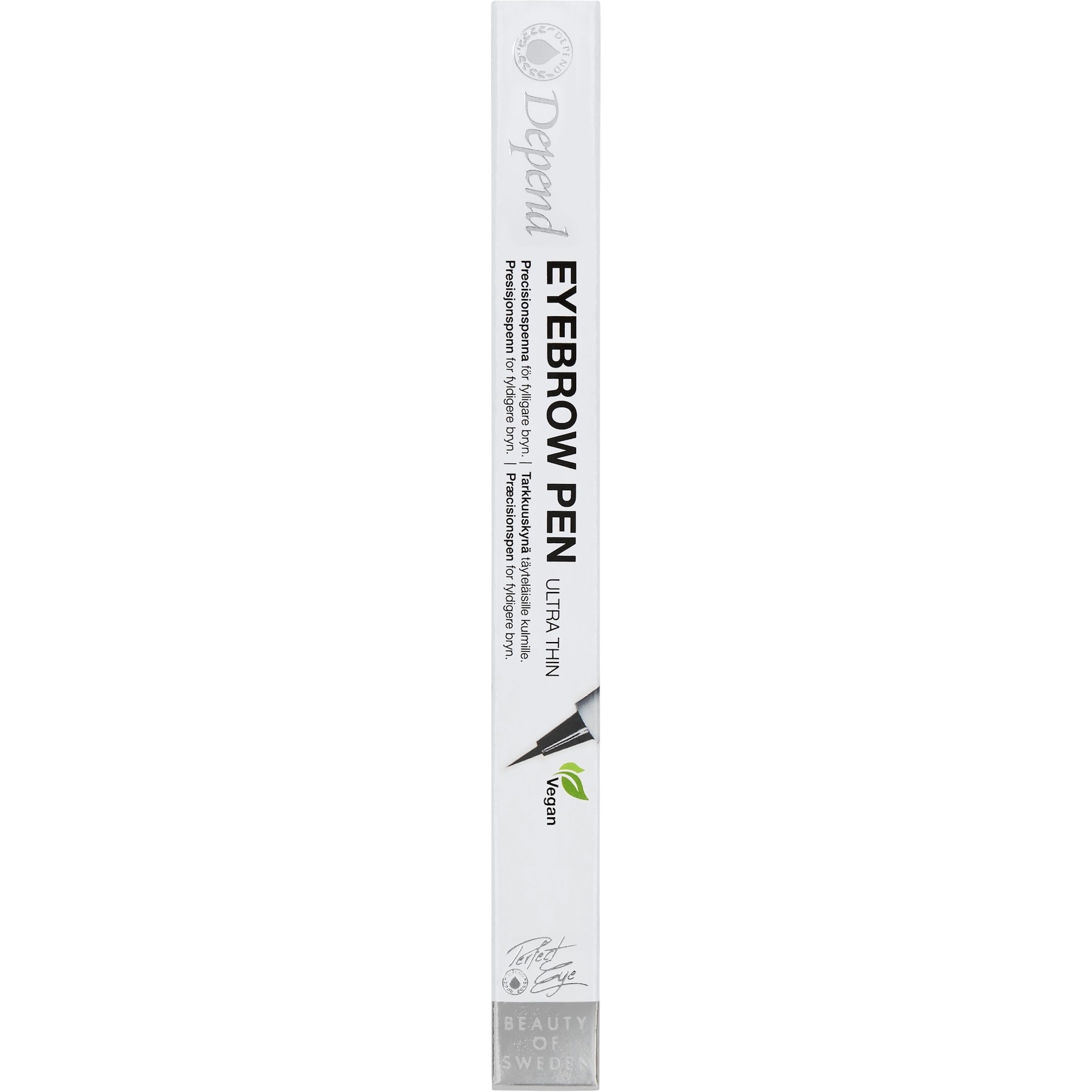 Perfect Eye uzacu pildspalva īpaši plāna, pelēkbrūna - Depend