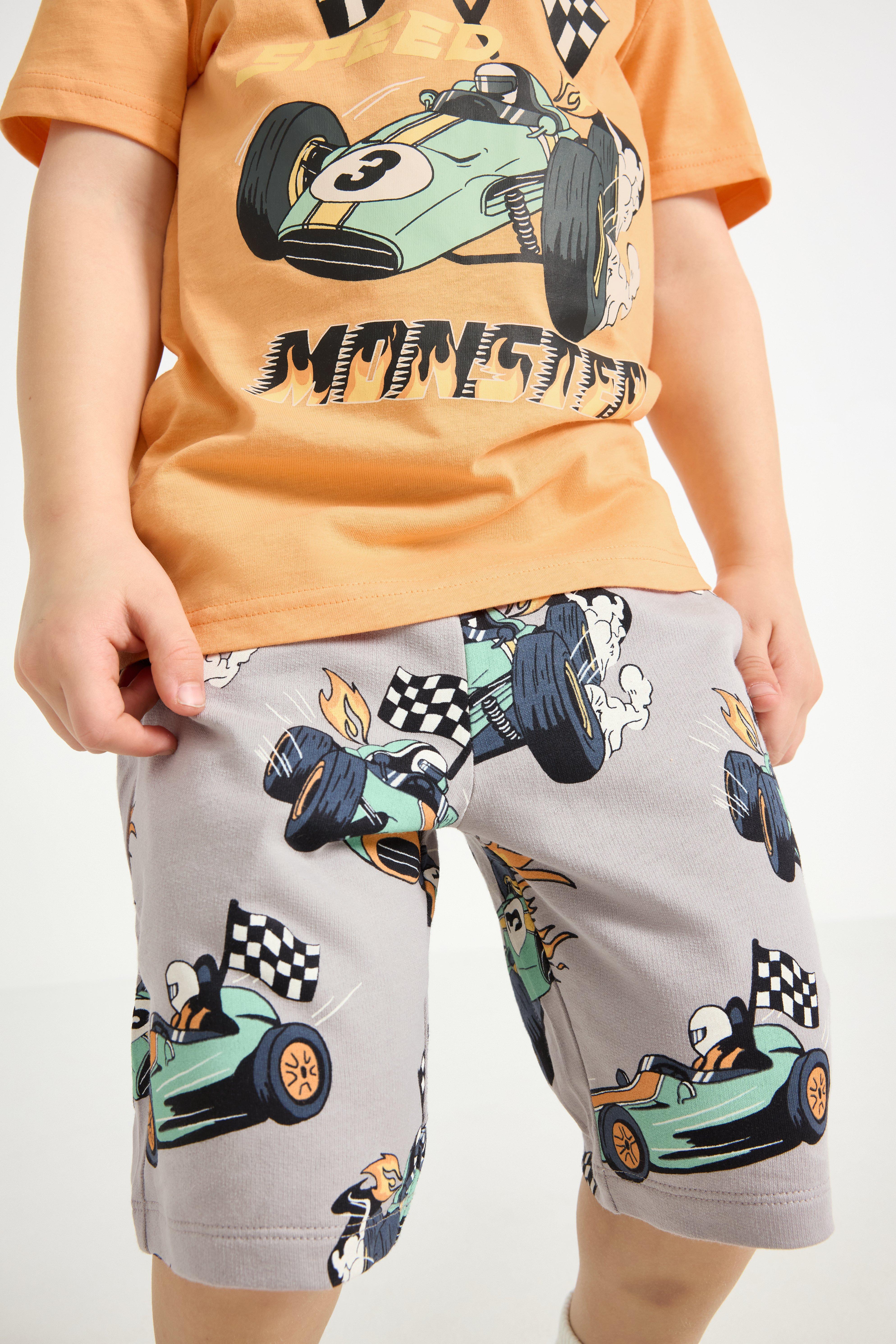 Lot de 2 shorts gris foncé