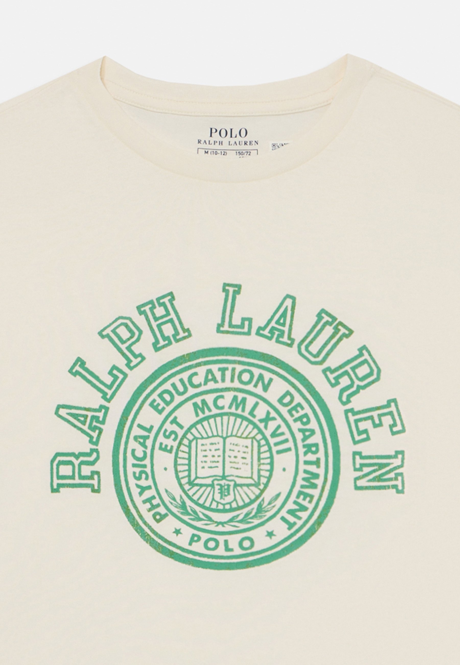 Polo Ralph Lauren LOGO KATOENEN JERSEY T-SHIRT - Bedrukt T-shirt - nevis