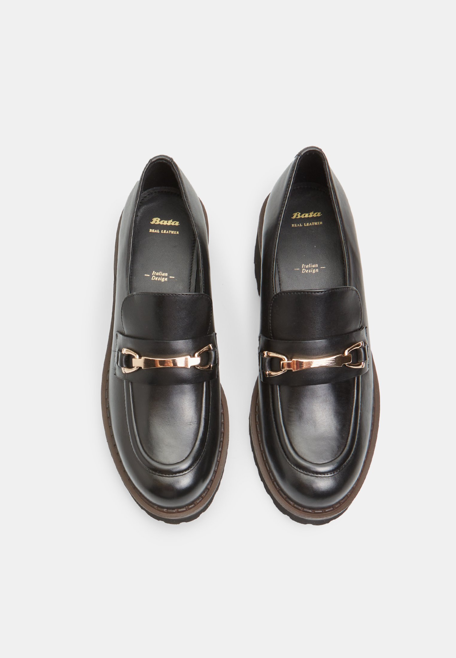 Chaussons Bata Slip-ons - noir