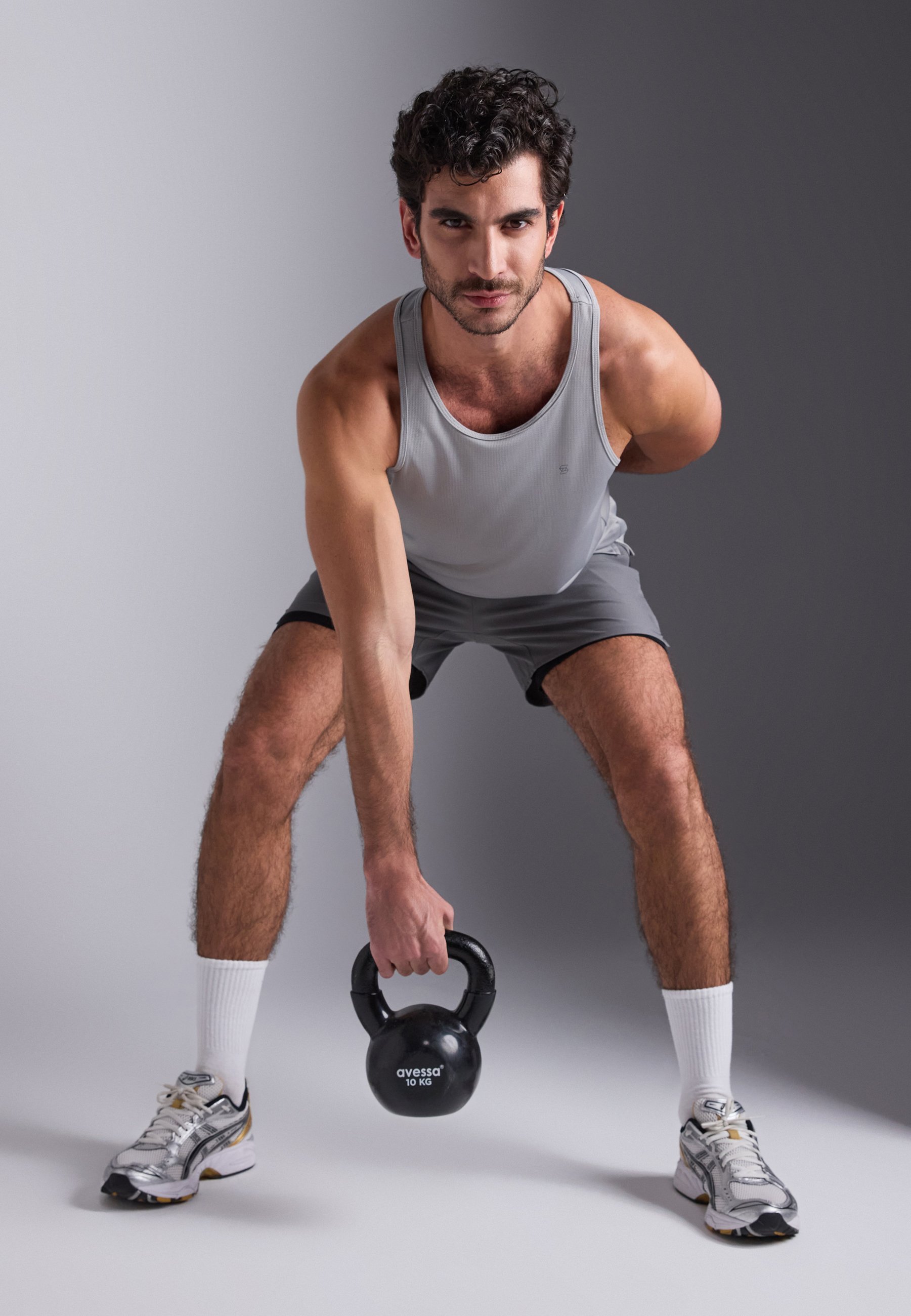 Débardeur Pier One Sport ESSENTIAL à séchage rapide et dos nageur - Haut - gris