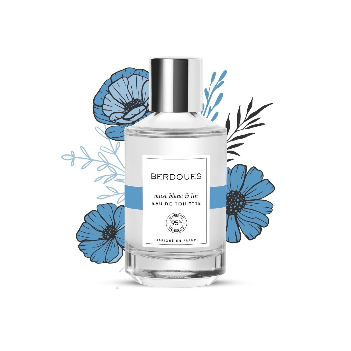 Berdoues Eau de Toilette Musc Blanc & Lin - 100 ml