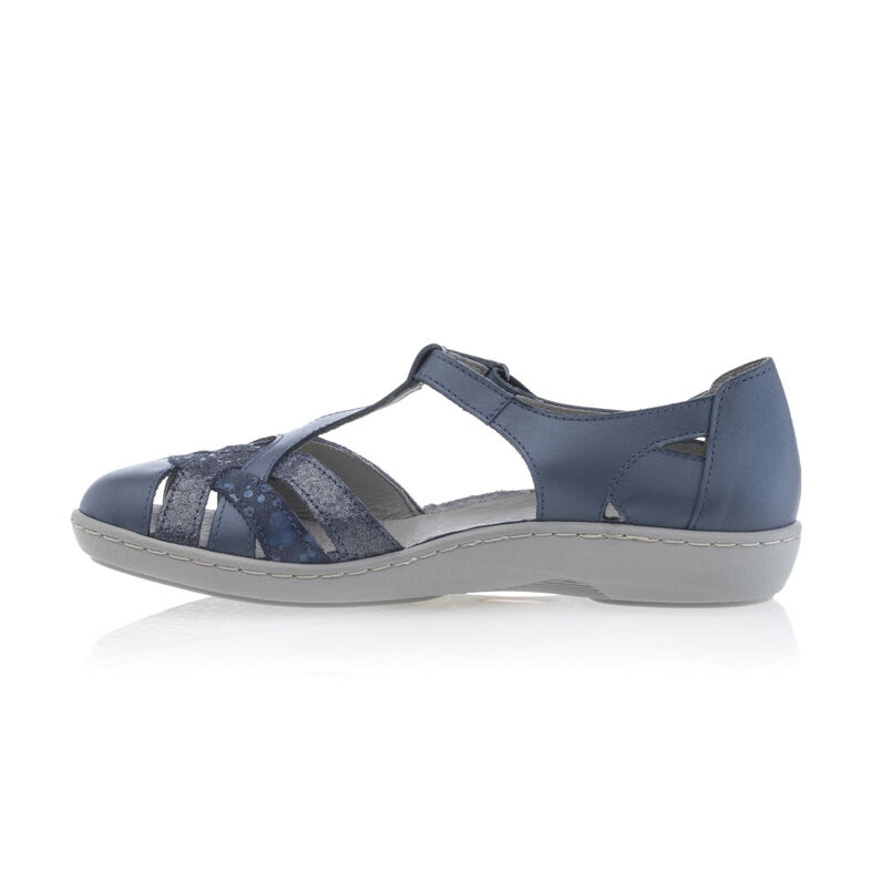 Zapatos cómodos para mujer, color azul.