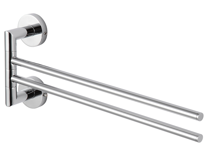 Wieszak na ręcznik dwuramienny ruchomy chrom Stella Classic