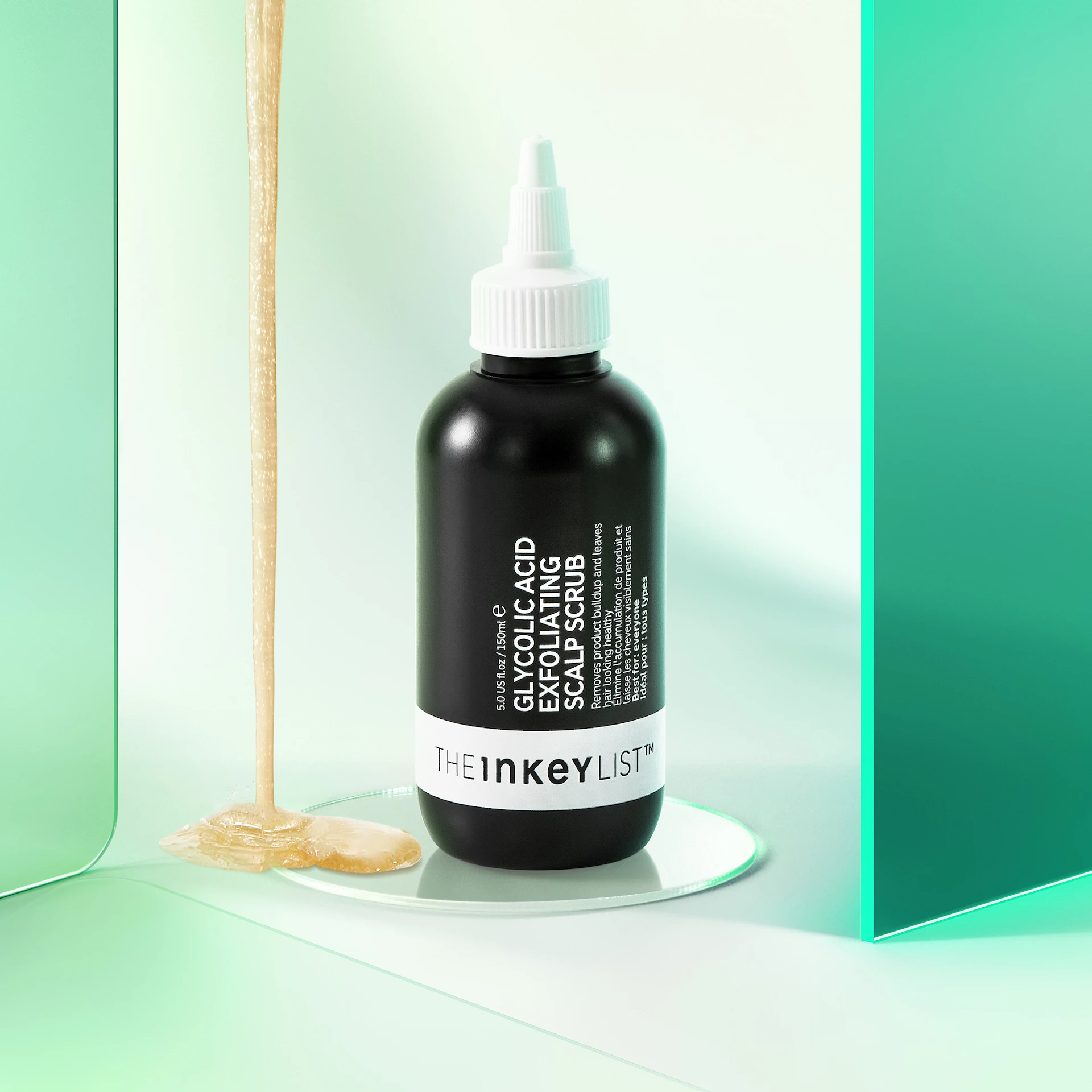 Exfoliant pentru scalp cu acid glicolic - Lista INKEY