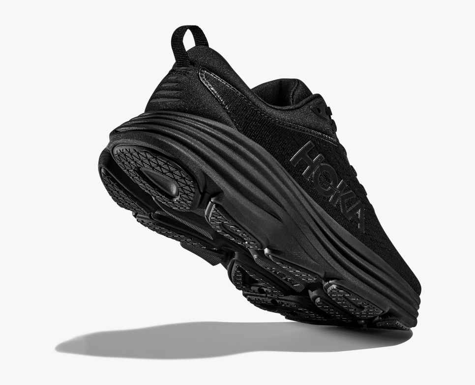 HOKA Bondi 8 Zwart/Zwart