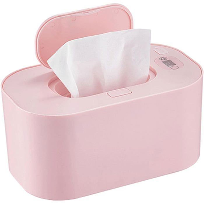Chauffe-Lingettes Bébé - Capacité XL Écran LED Réglable - Pour Table à Langer et Soins Bébé Portable