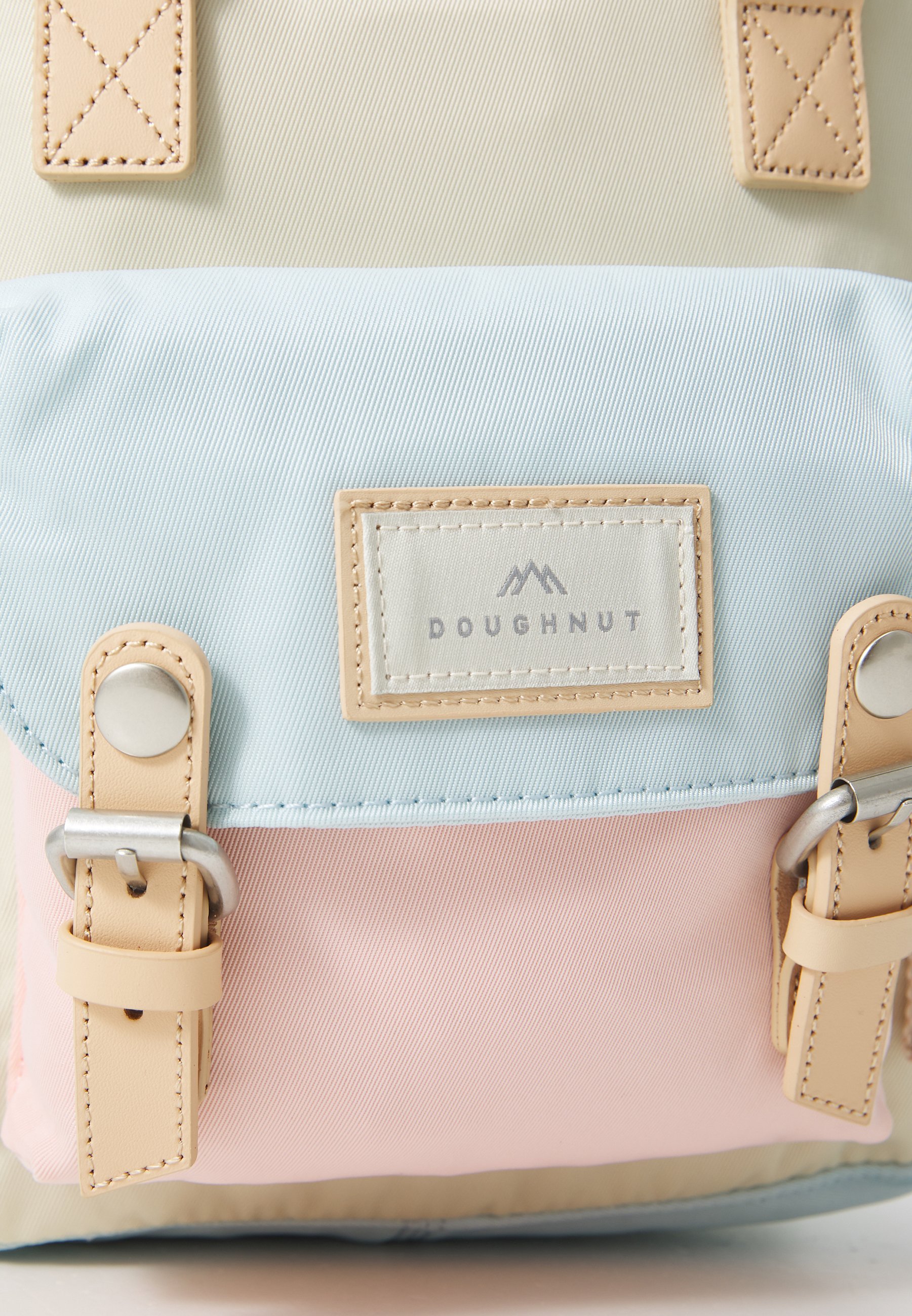 Mini-Rucksack mit Donut- und Macaron-Motiv, Unisex - Rucksack - Creme/Eisberg/Sakura