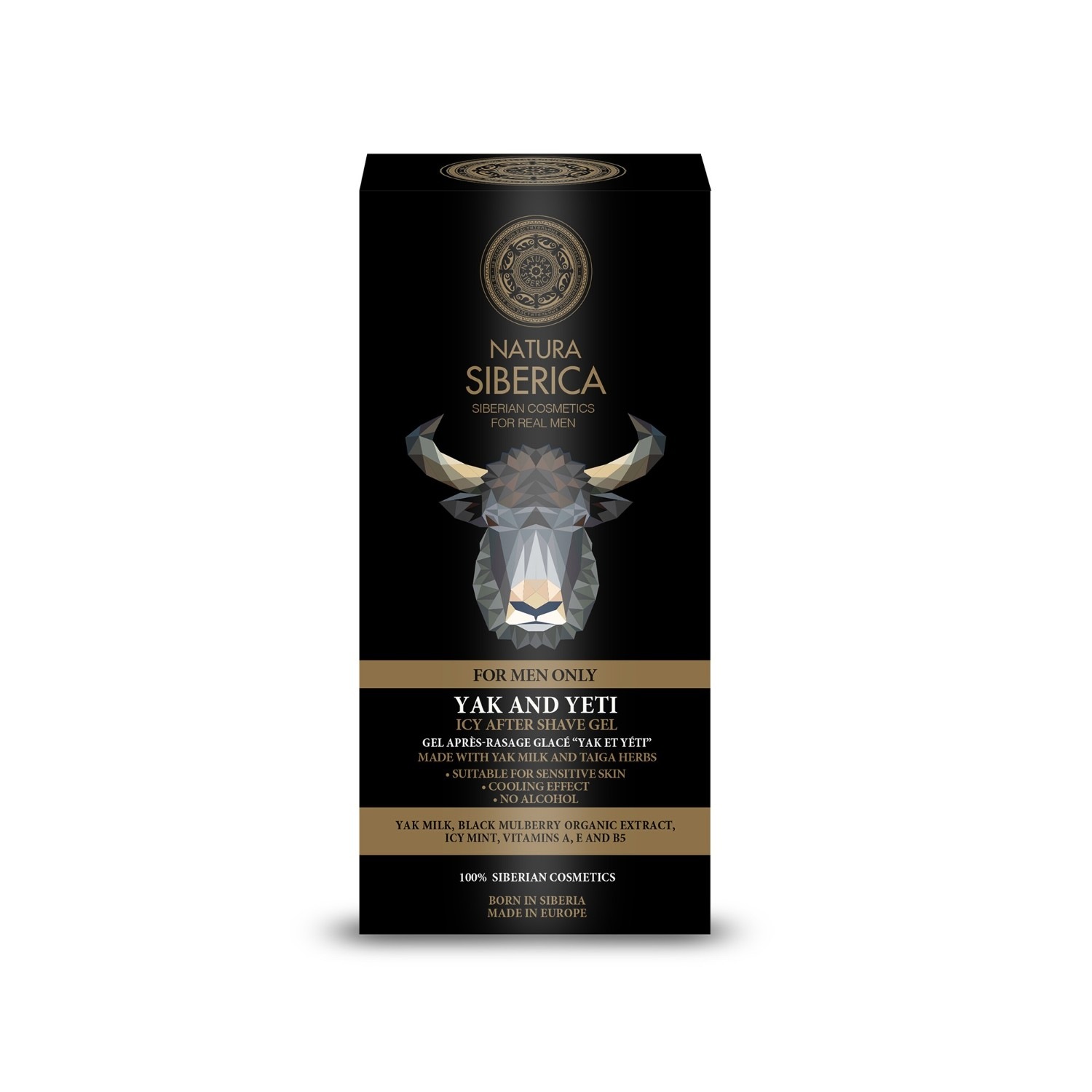 Natura Siberica Yak et Yeti Gel après-Rasage Glacé