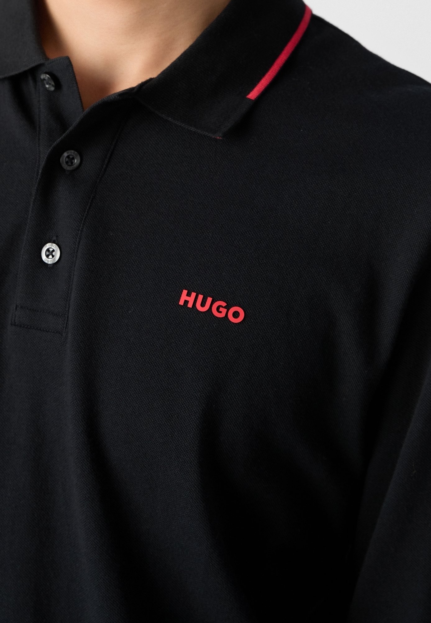 Camisa polo HUGO - preta