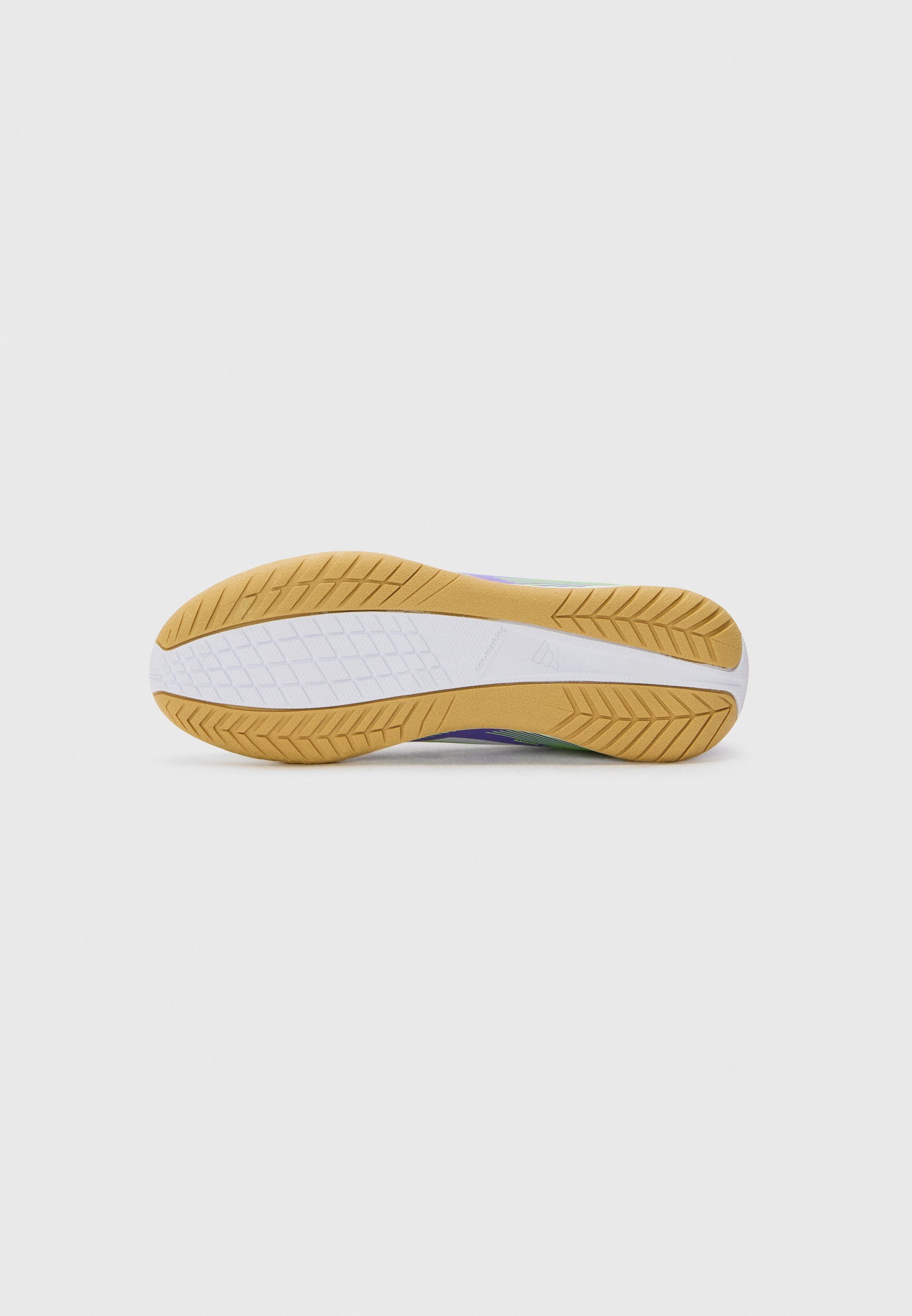 adidas Performance F50 CLUB UNISEX - Zaalvoetbalschoenen - paars/wit/helder citroengeel