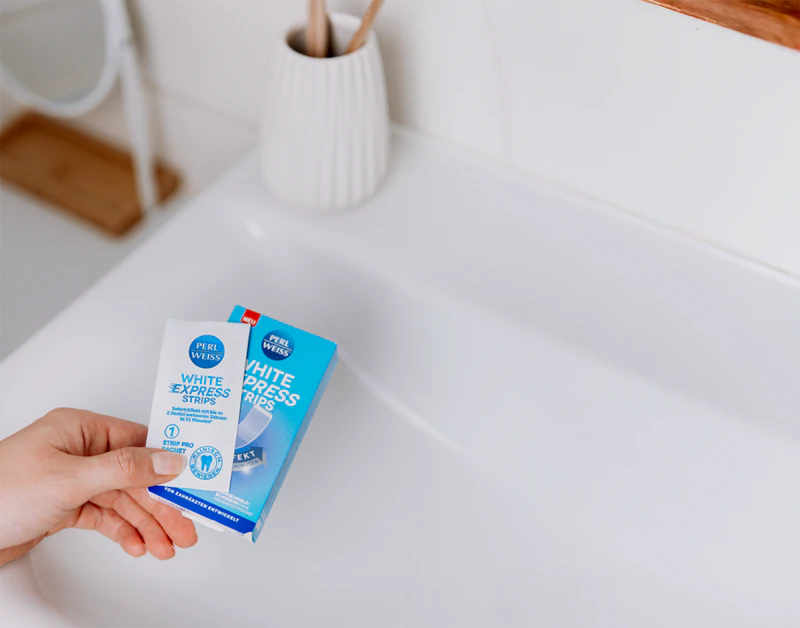 Tiras clareadoras Perl Weiss White Strips Express