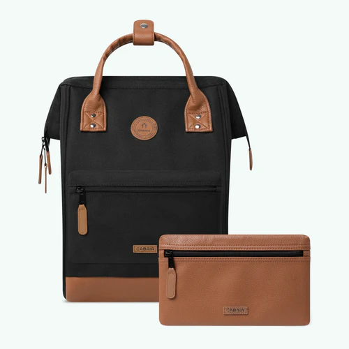 Cabaia Adventurer Medium Cologne Black Backpack