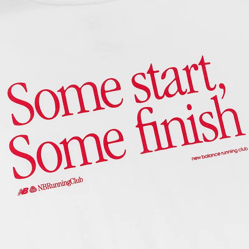 Heren T-shirt MADE in USA Run Club - WIT