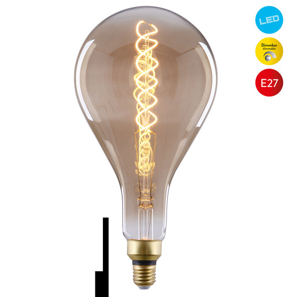 Λάμπα LED Dilly Max Ø 16 cm E27 5 W