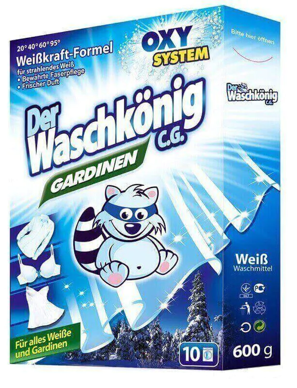 Der Waschkonig C.G. Proszek do Prania Firan i Bielizny Garden