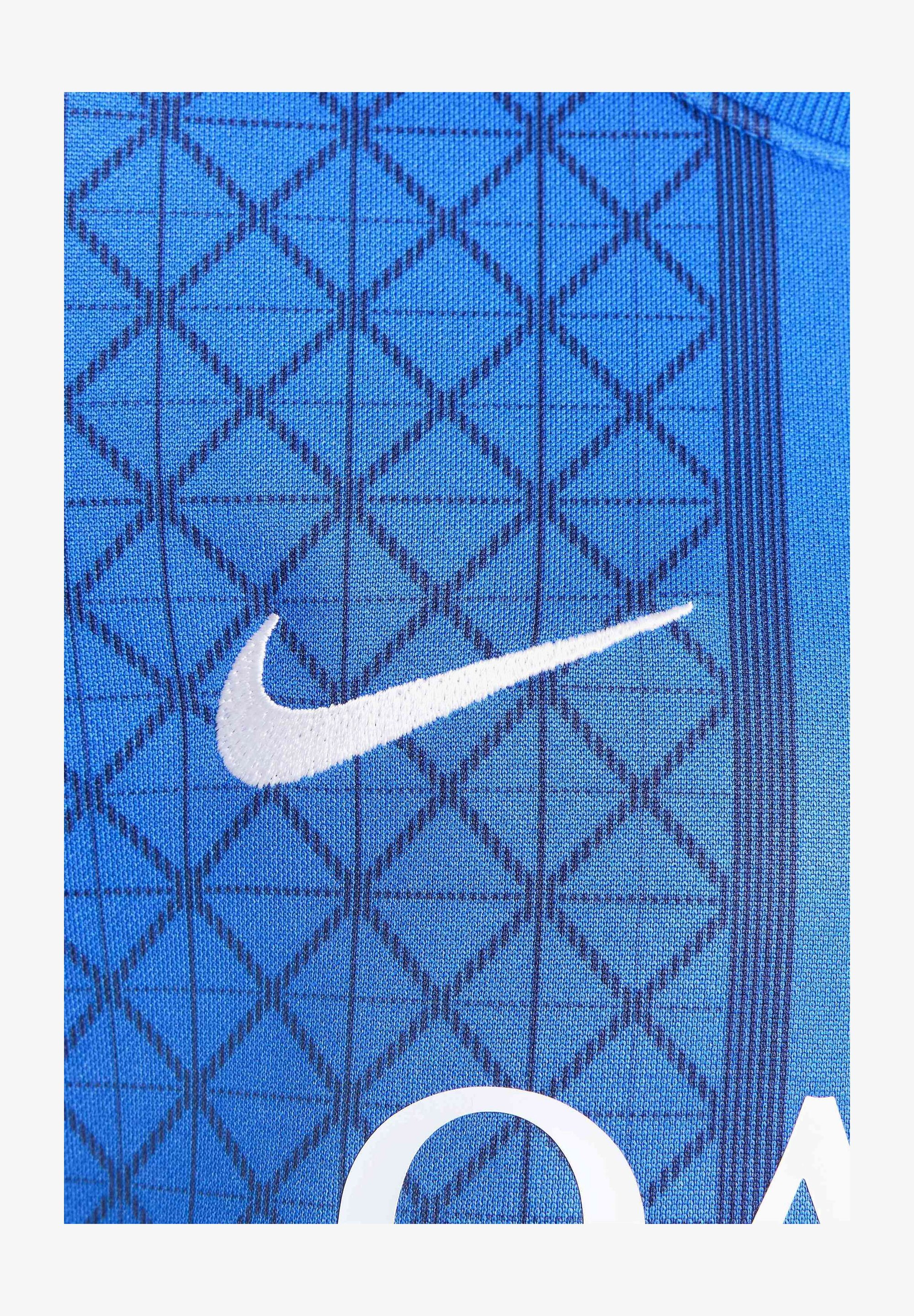 Nike Performance Print T-Shirt – Hyper Royal/Midnight Navy/Weiß (vollständig gesponsert)