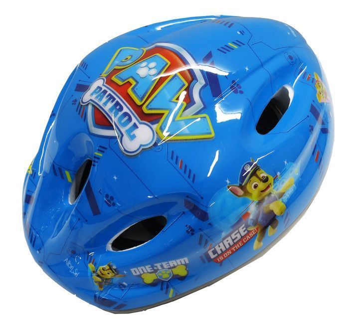 Vélo enfant 12'' Pat Patrouille pour enfant < 90 cm - équipé de 1 frein, 2 stabilisateurs amovibles et plaque avant + CASQUE INCLUS
