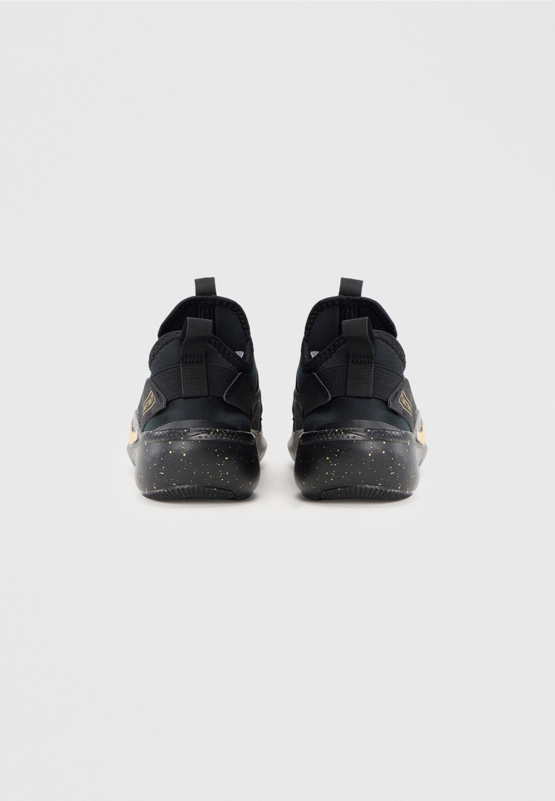 Nike Performance FLEX RUNNER 4 UNISEX - Pantofi de alergare pentru șosea - negru/auriu metalic