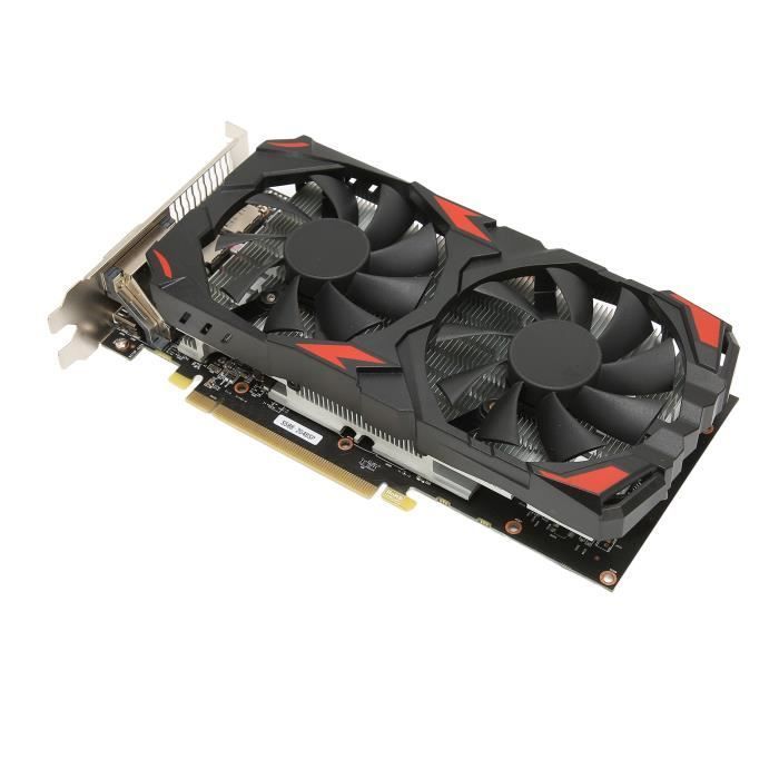 Tarjeta gráfica SURENHAP RX 580 de 8 GB GDDR5 de 256 bits, compatible con 8K, 2 ventiladores para ordenador y almacenamiento.