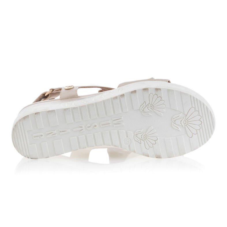 Beige sandaler / åben tå sko til kvinder