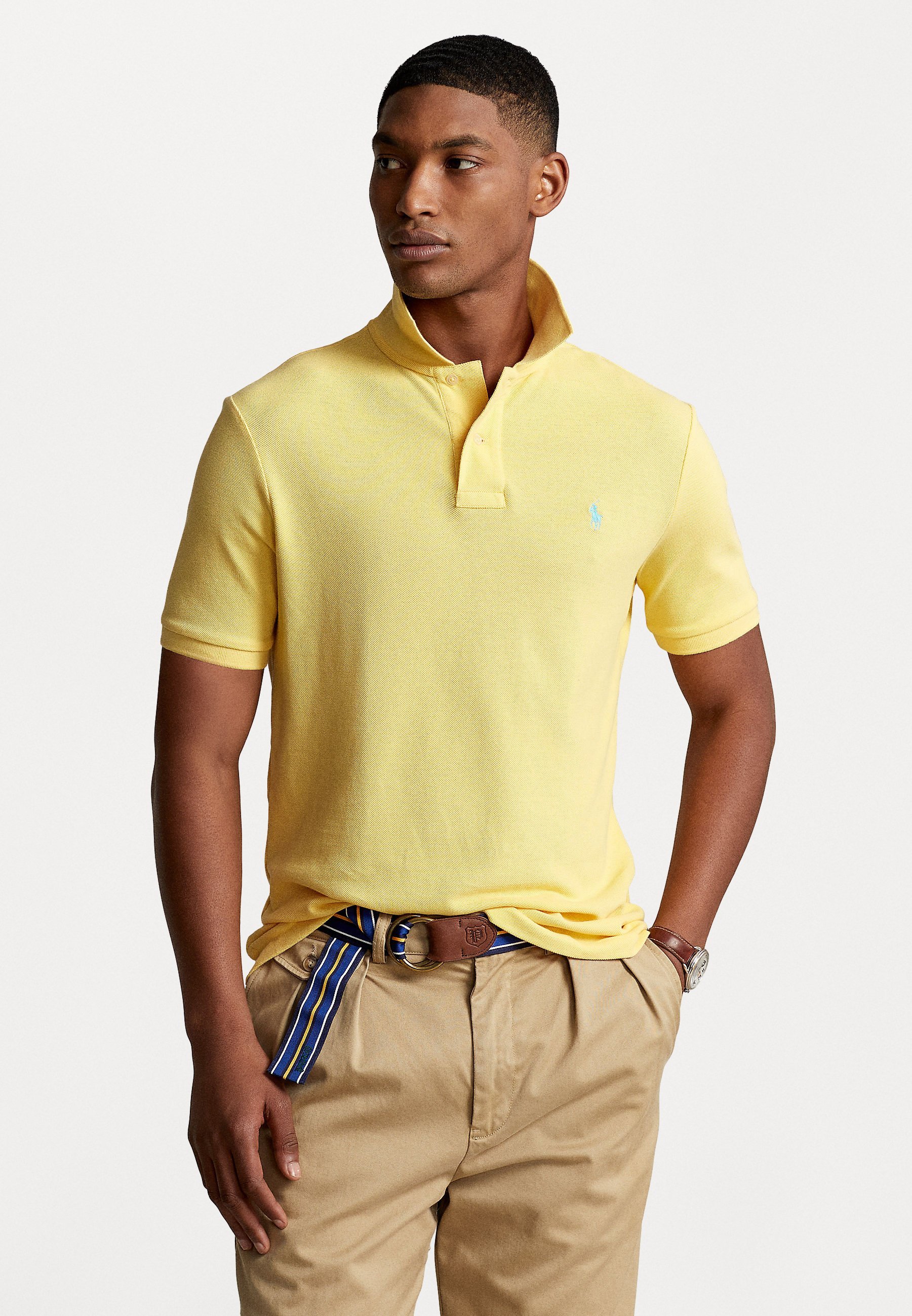 Tricou polo - corn yellow