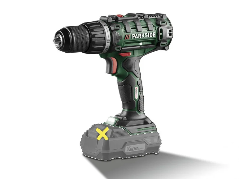 Mașină de găurit fără fir PARKSIDE® PABS 20-Li G8, 20 V