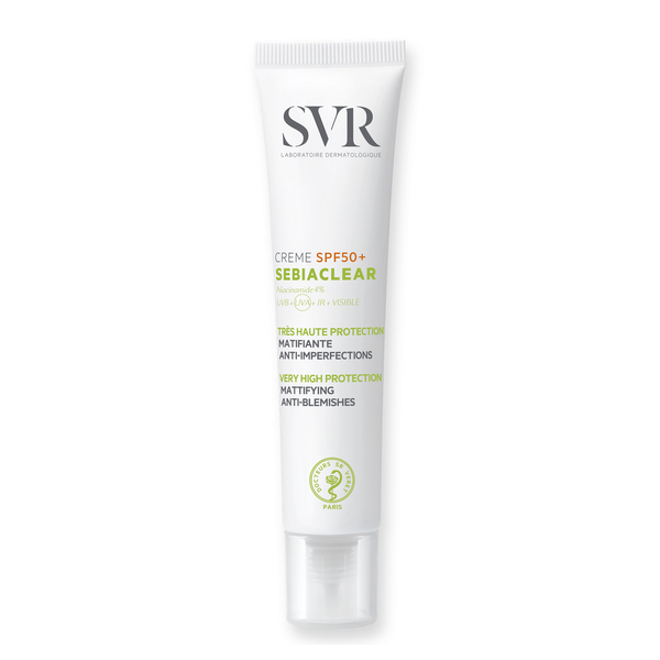 SVR SEBIACLEAR SPF50+ Mattgörande solskyddsmedel mot blemmor 40ml