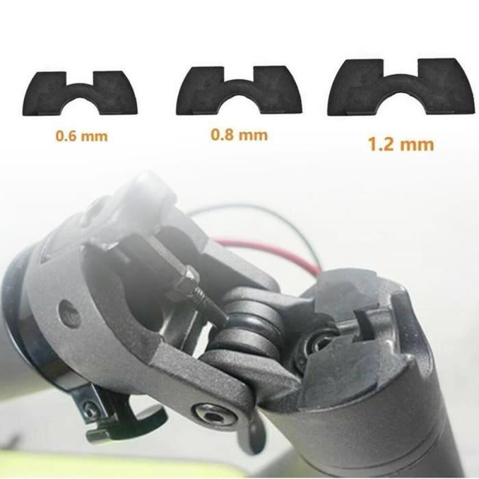 Set completo di viti per la forcella dei monopattini elettrici XIAOMI, SOLO per questi modelli, con 1 set di basi per stelo in gomma/silicone.