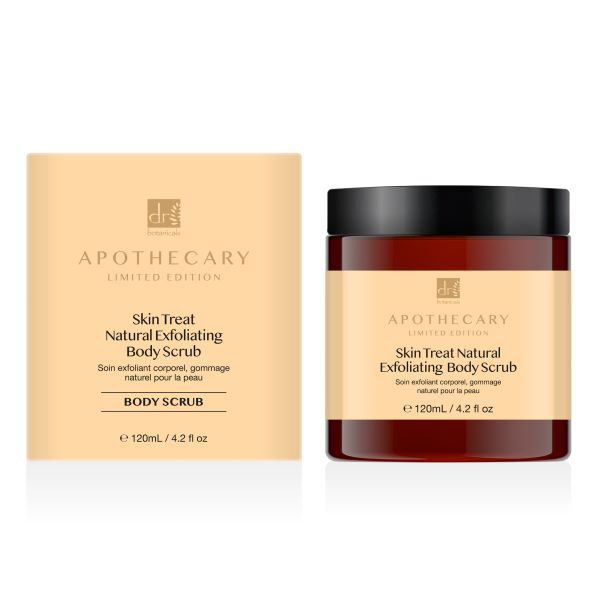 Dr. Botanicals Skin Treat natūralus šveičiamasis kūno šveitiklis