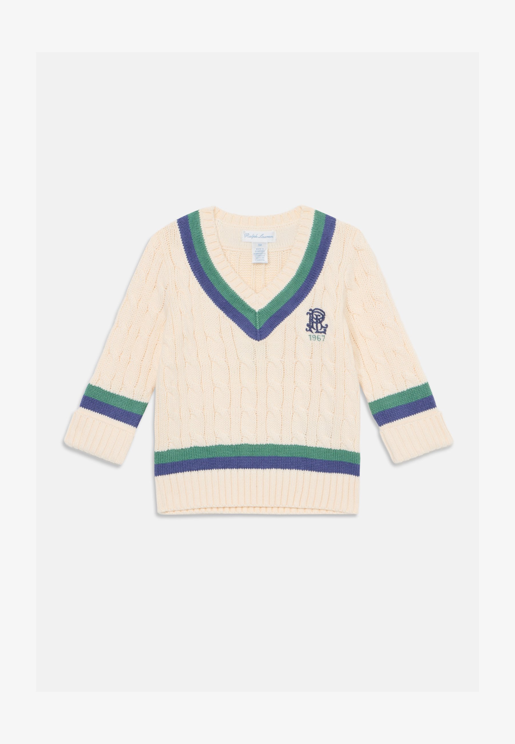 Polo Ralph Lauren BABY SWEATER PULLOVER - Trui - blauw/groen