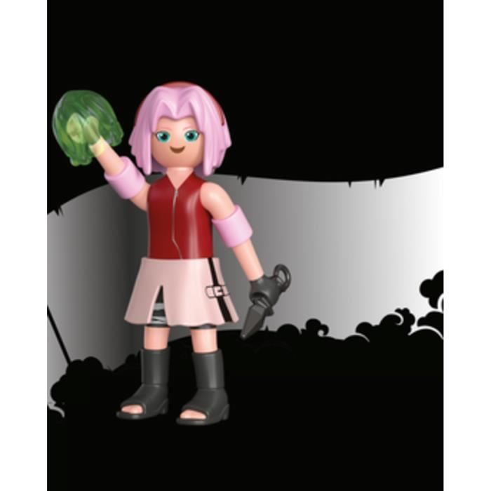 PLAYMOBIL - Sakura - Naruto Shippuden - Figura com kunai e luva de cura
