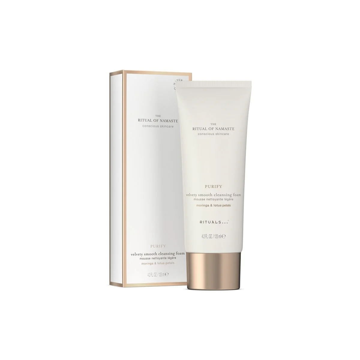 The Ritual of Namaste Purify Velvety Smooth Cleansing Foam - Crema detergente viso